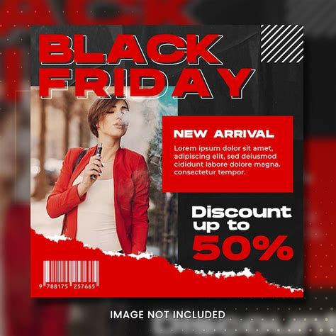 Premium Psd Black Friday Sale Design Template