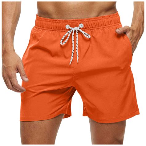 Sksloeg Mens Swimsuit Trunks Stretch Quick Dry Mens Bathing Suit Shorts