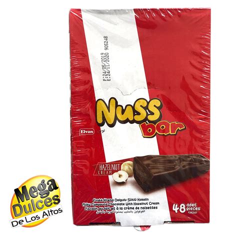 CHOCOLATE NUSS BAR 9 GR MegaDulces