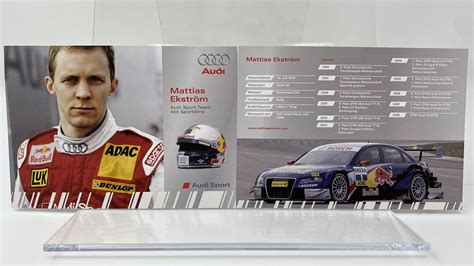 2008 Matthias Ekstrom Audi DTM Hero Cards The Pruett Store