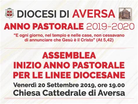 Anno Pastorale Diocesi Di Aversa