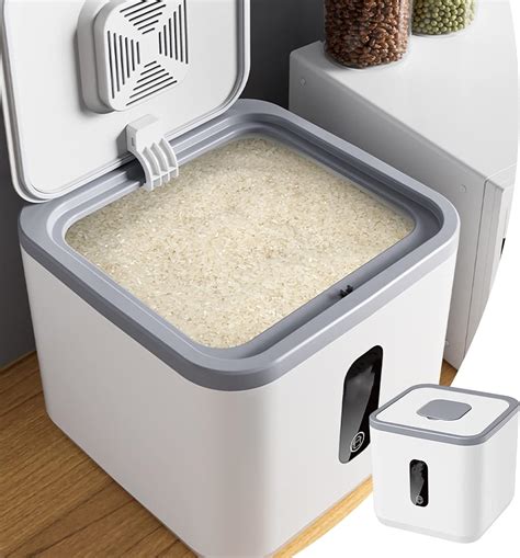 Amazon Large Airtight Rice Dispenser Storage Containers Cover Rice