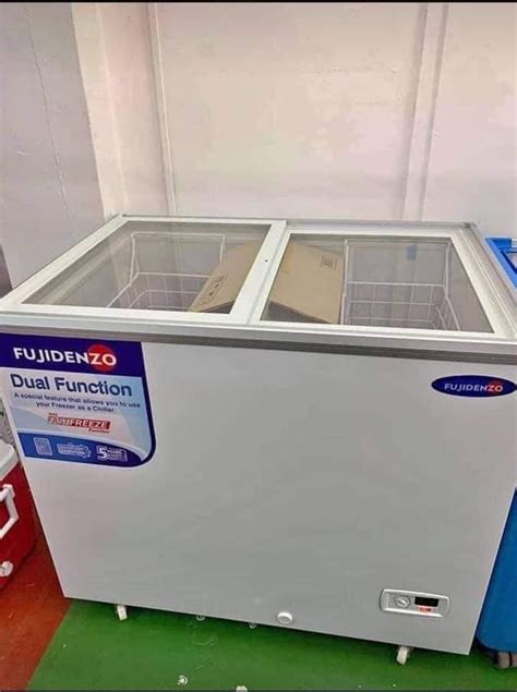 Fujidenzo Glass Top Chest Freezer With Waranty Tv Home Appliances