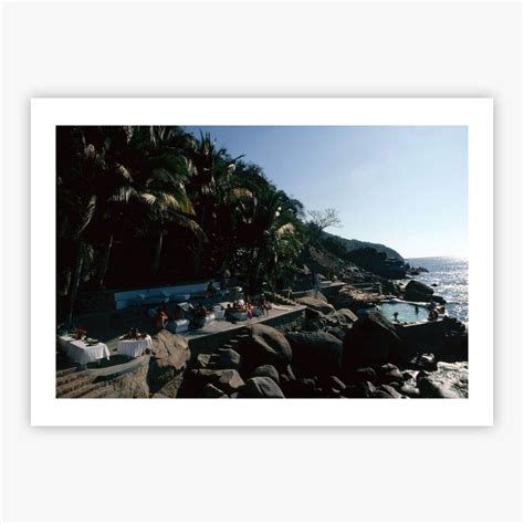 By The Pool In Acapulco - Slim Aarons Print