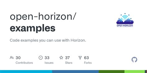 GitHub - open-horizon/examples: Code examples you can use with Horizon.