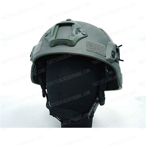 Mich Tc Ach Helmet With Nvg Mount Side Rail Acu For