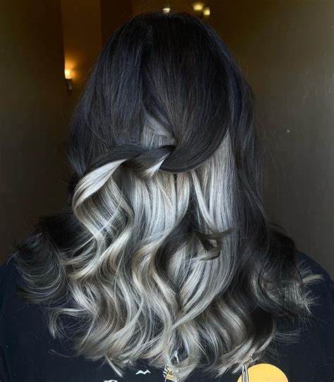 Black Hair With Blonde Underneath