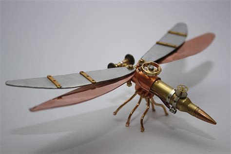 Arthrobots Steampunk Insects Sculptures By Tom Hardwidge Extravaganzi