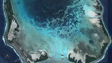 Satellite Image Of Cocos Keeling Islands Image Credit Maxar