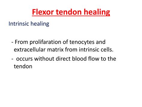 Flexor tendon repair | PPTX