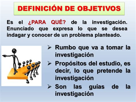 Objetivos del Problema de Investigación Presentacion PowerPoint