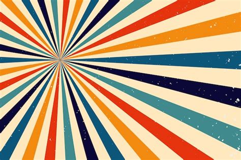 Premium Vector Abstract Vintage Retro Sunburst Rays Background