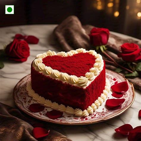 hearts love red velvet cake piya cake