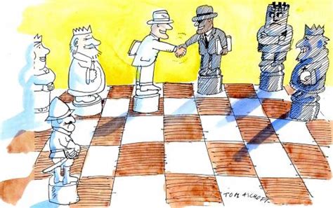 Chess By Jan Tomaschoff Politics Cartoon Toonpool