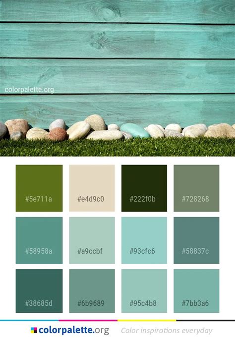 Green Grass Wood Color Palette