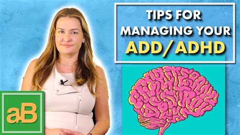 How To Manage Your Add Adhd Youtube