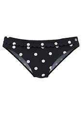 Black White Jada Polka Dot Bandeau Bikini Top By LASCANA Swimwear365