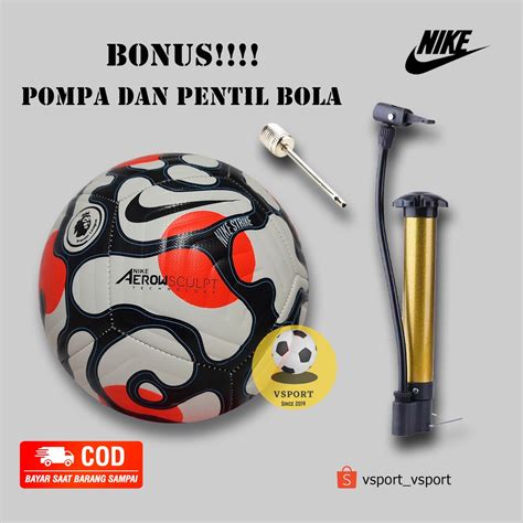 Jual BOLA KAKI SEPAK NIKE AEROW ORIGINAL SIZE 5 FREE PENTIL POMPA