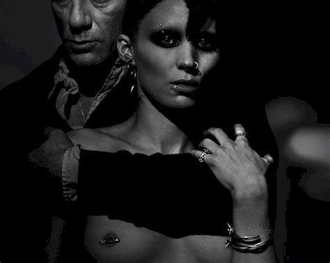 Rooney Mara Topless Girl With The Dragon Tattoo Poster Uncensored