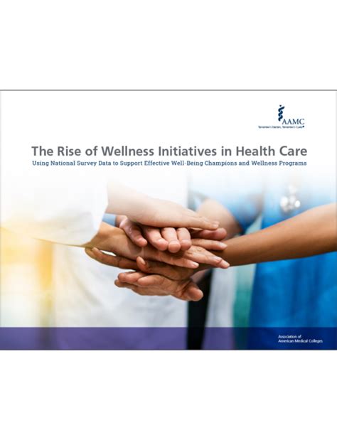 The Rise Of Wellness Initiatives In Health Care Using National Survey