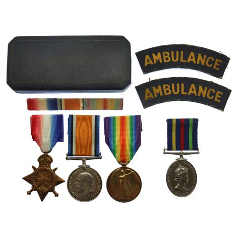 Ww Star Medal Trio With Relatives Civil Defence Long Service