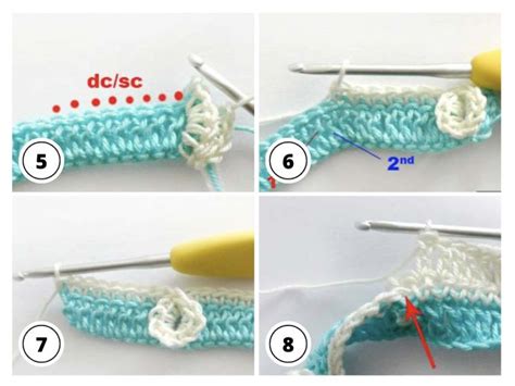 Diagonal Stripes Crochet Stitch Tutorial Crochet Stitches Crochet Stitches Tutorial Diagonal