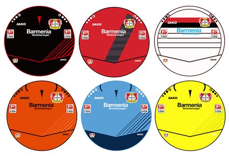 EQUIPACIONES FUTBOLCHAPAS A.C.R: BAYER LEVERKUSEN