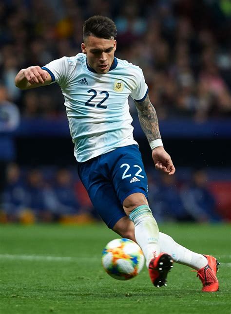 Lautaro Martinez Of Argentina In Action During The International