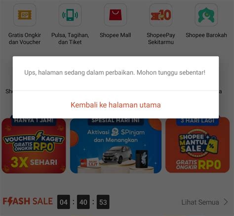 Shopee Error Dan Tidak Bisa Buka Halaman Toko Ikuti Cara Ini Untuk