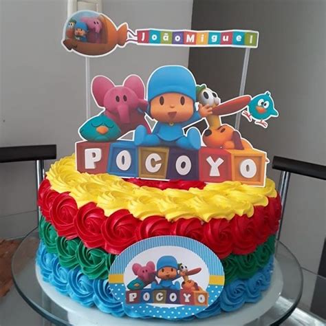 Topo De Bolo Para Imprimir Pocoyo