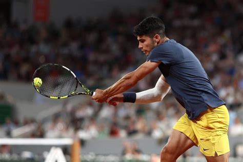 Roland Garros Carlos Alcaraz D Roule Pour Son Entr E En Lice Et