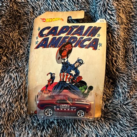 Mattel Other Hot Wheels Captain America 7 Ford Mustang Mach Poshmark