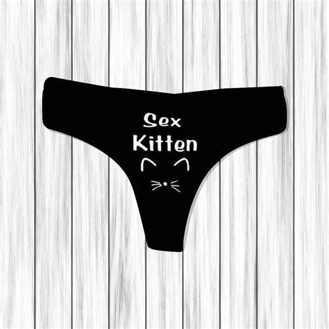 Sexy Thong Panties DDLG Lingerie Fetish Lingerie Sex Kitten Etsy