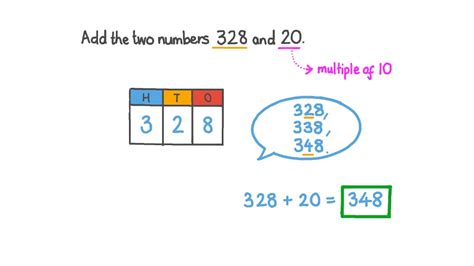 Question Video Adding Two Digit Numbers To Three Digit Numbers Nagwa