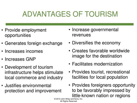 Ppt Tourism Planning Development And Social Considerations