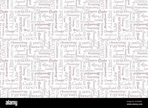 Text Wallpaper Word Background Vector Beauty Pattern Seamless