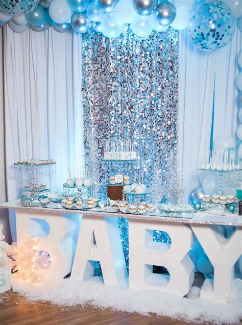 Inspiration For A Winter Wonderland Baby Shower Parties365 Winter