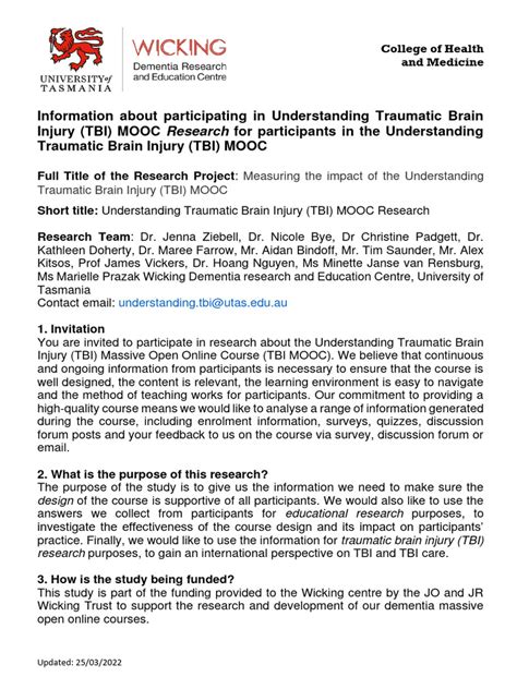 Participant Information Sheet Tbi Mooc With Letterhead V005 Clean