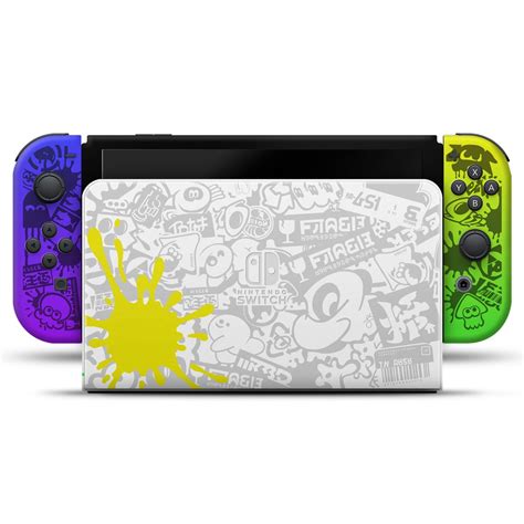 Nintendo Switch Oled Skin Splatoon 3 Special Pop Arte Skins Atacado