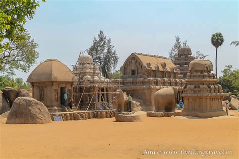 Pancha Rathas - the monolithic temples of Mahabalipuram - Thrilling Travel