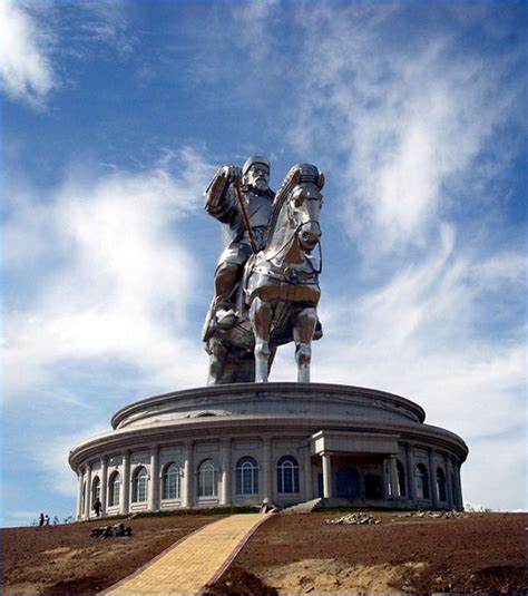 Flares into Darkness: Mongolia's statue of Genghis Khan