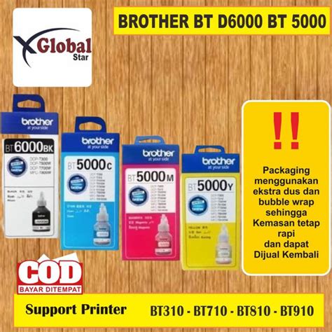 Jual Tinta Brother BT D60bk BT5000 FOR DCP T310 DCP T510W DCP