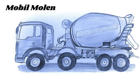 Gambar Mobil Molen Atau Truk Molen SIMPLE Truck Mixer YouTube