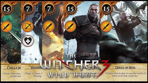 Witcher 3 Gwent All Cards Dlc Cards Close Up Pics Slideshow