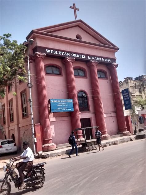 Tamilnadu Tourism Csi English Wesley Church George Town Chennai