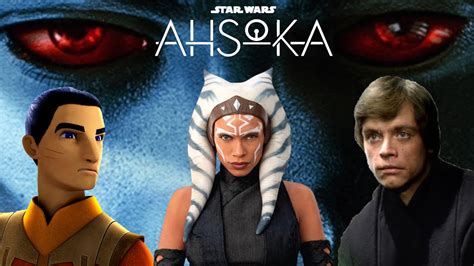 Ahsoka Tano Ezra Bridger And Luke Skywalker Team Moment Im Mando Verse Theorie Star Wars