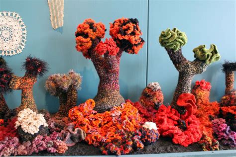 Stitchlily Finally The Hyperbolic Crocheted Coral Reef Exhibition