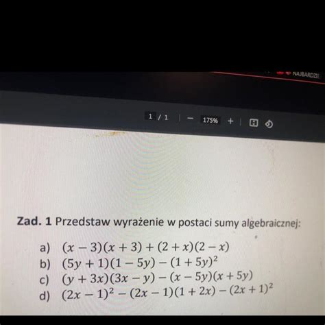 Prosz O Pomoc Potrzebuje Tego Na Jutro Daje Naj Brainly Pl