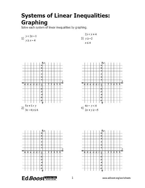 Worksheet Graphing Inequalities In Two Variables Worksheets Samples