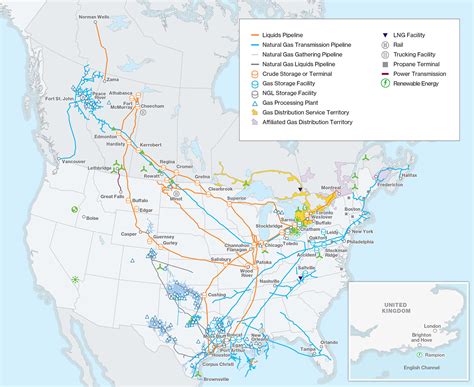 Enbridge Pipeline Map